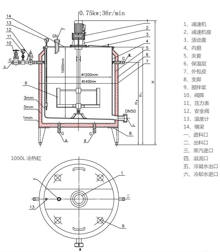 不銹鋼冷熱缸,老化缸,開啟式冷熱缸,蒸汽冷熱缸,電加熱冷熱缸
